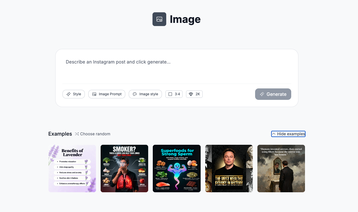 Image Post Generator
